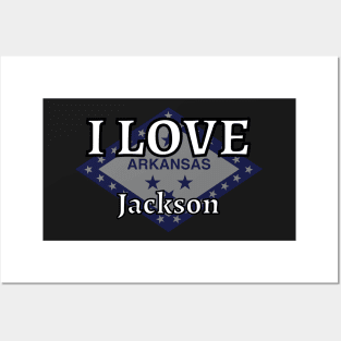 I LOVE Jackson | Arkensas County Posters and Art